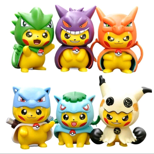 Pikachu Poncho Cosplay Figures - Select your Style!