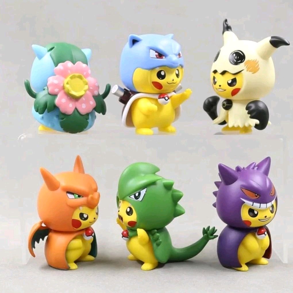 Pikachu Poncho Cosplay Figures - Select your Style!