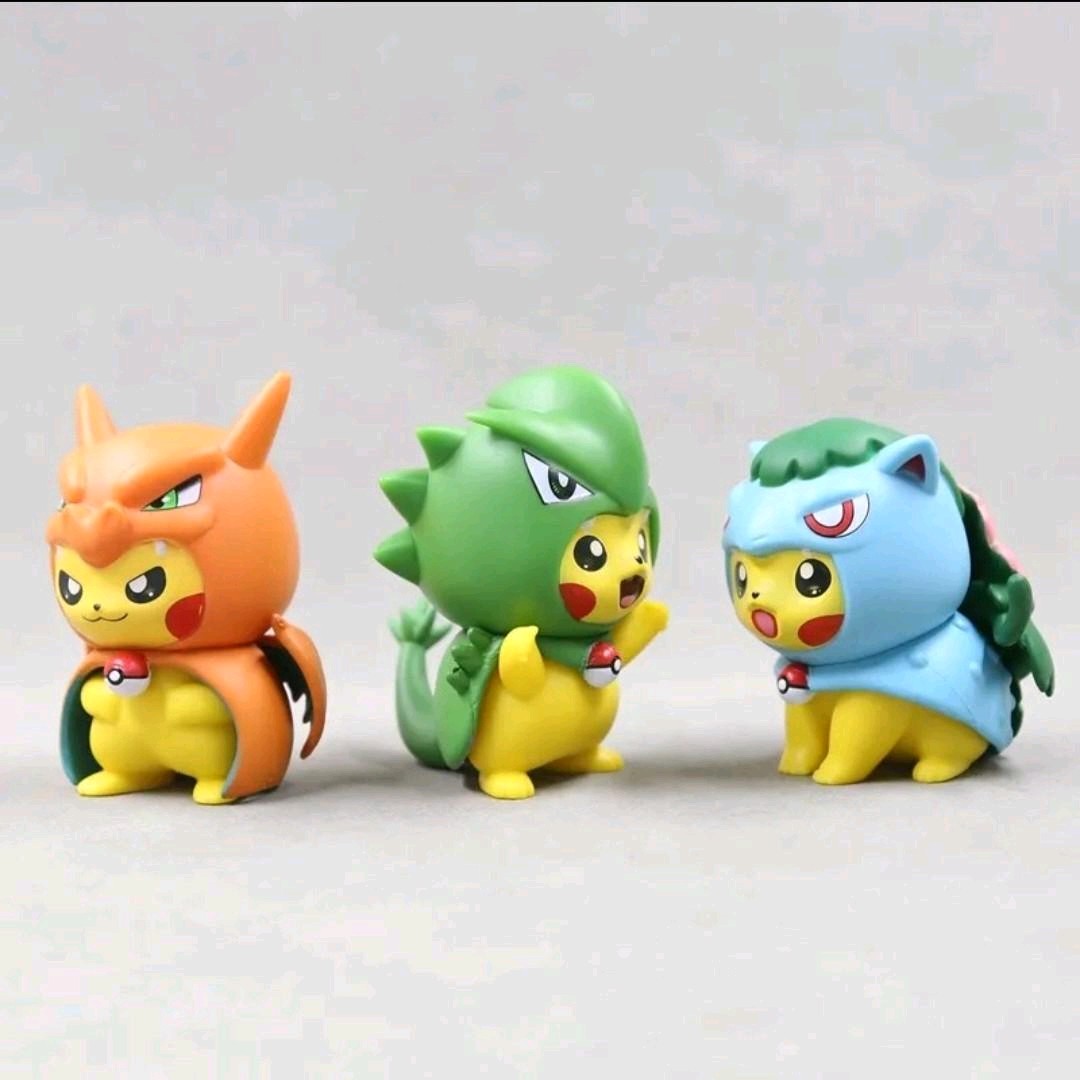 Pikachu Poncho Cosplay Figures - Select your Style!