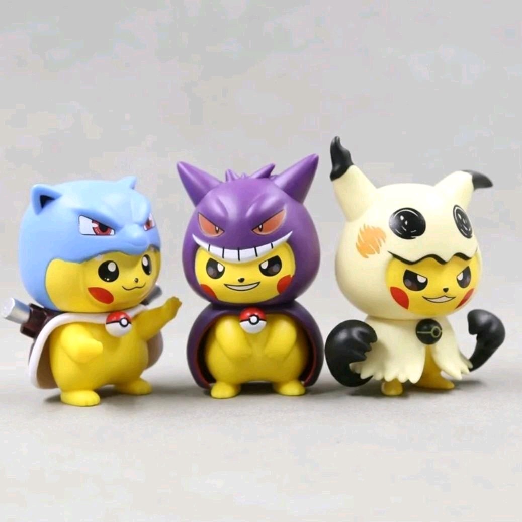 Pikachu Poncho Cosplay Figures - Select your Style!