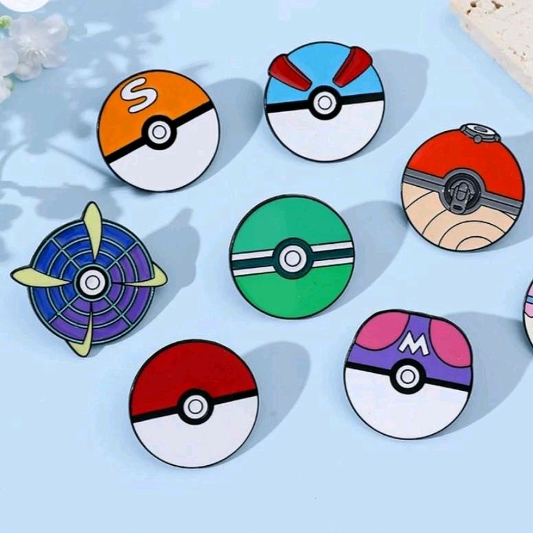 Pin Badges - Select your Design - Pokeballs