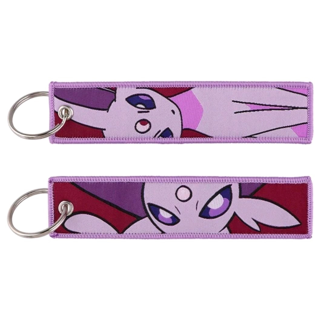 Embroidered Tag Keyrings / Bag Charms - Eeveelutions/Eevee Evolutions