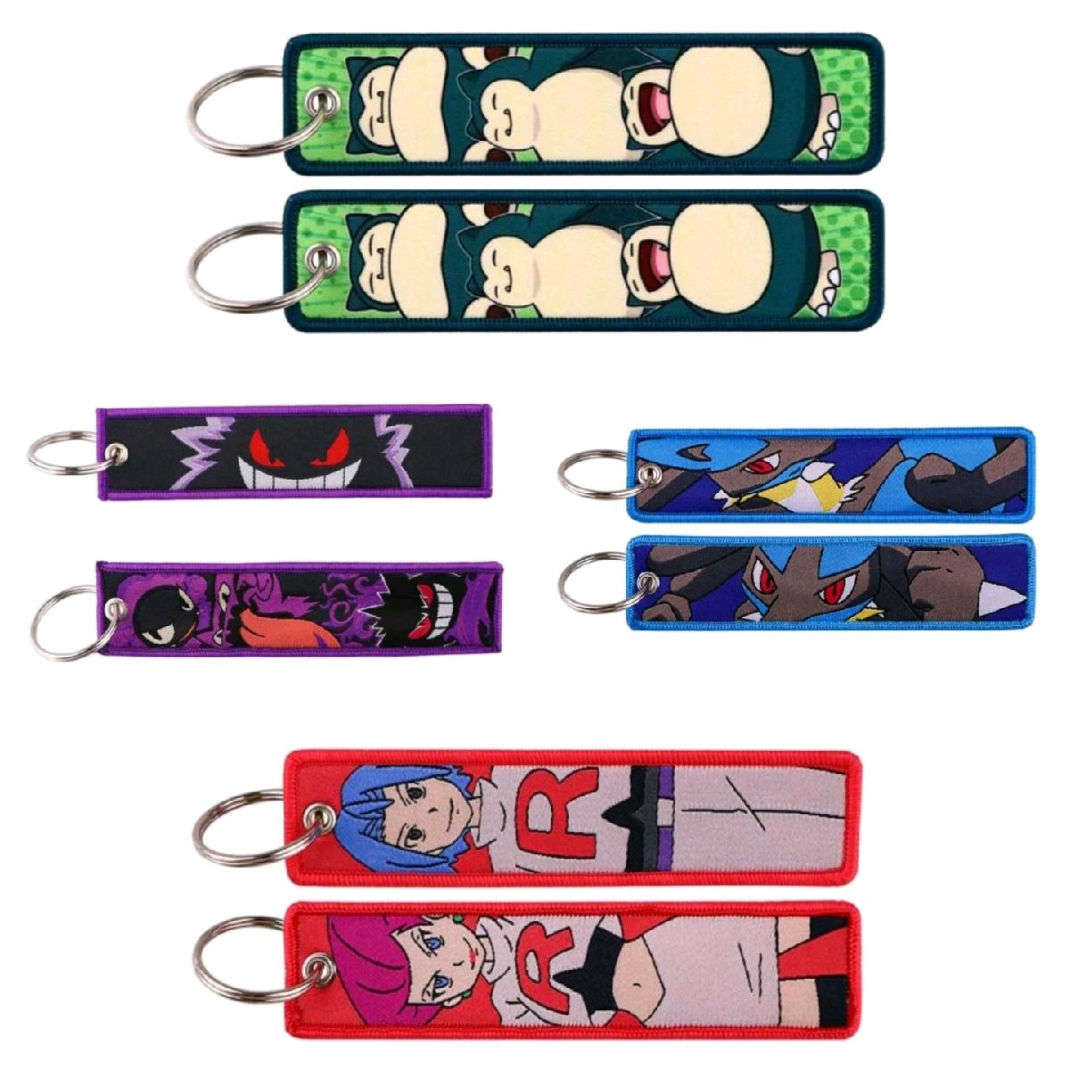 Embroidered Tag Keyrings - Select your Pokemon design!