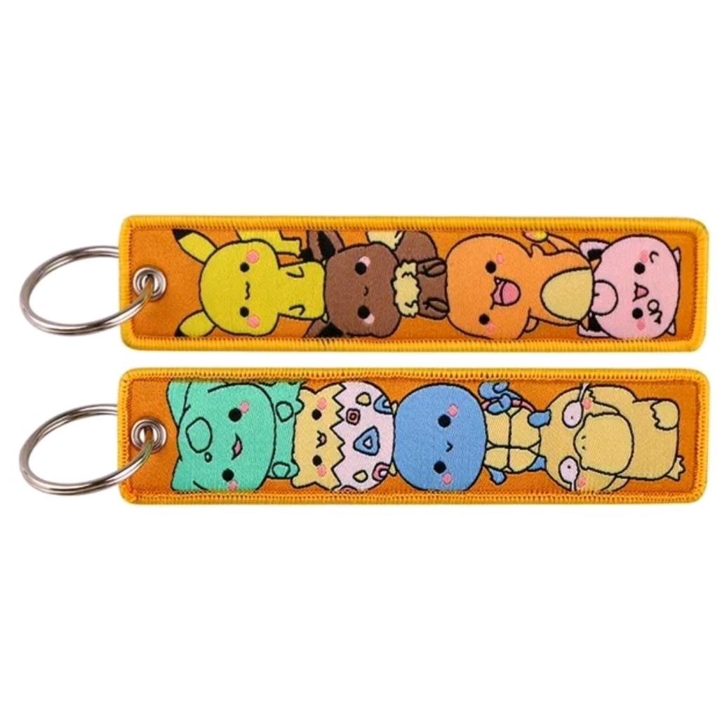 Embroidered Tag Keyrings - Select your Pokemon design!