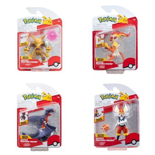 Pokemon Battle Figures - Jazwares - 4.5in Scale - 1pk - Select your Style!